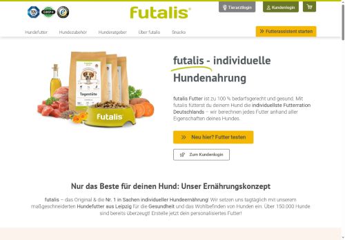 futalis Website Screenshot