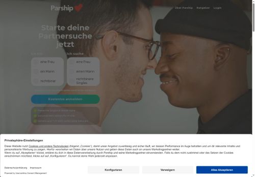 gayPARSHIP Website Screenshot
