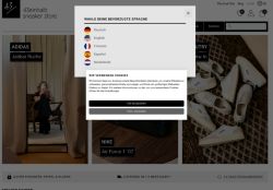 43einhalb Website Screenshot