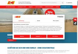 Auto Club Europa Website Screenshot