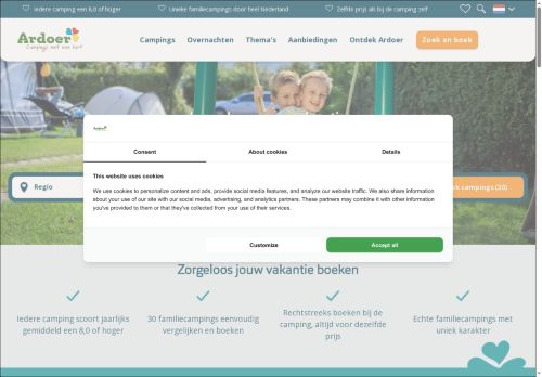 Ardoer Website Screenshot