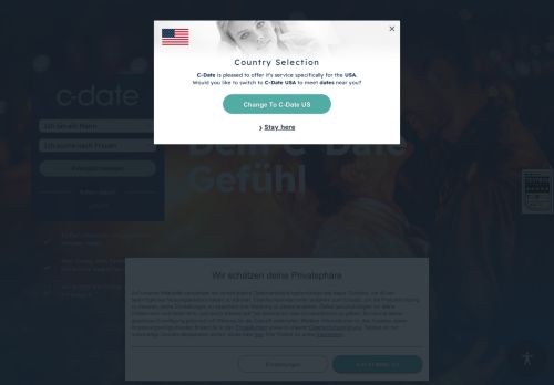 C-Affair Website Screenshot