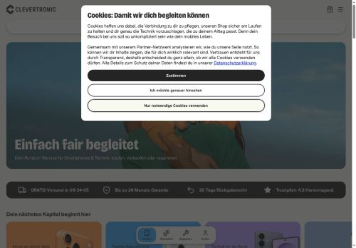 Clevertronic.de Website Screenshot