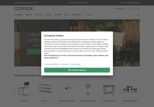 Connox Website Screenshot