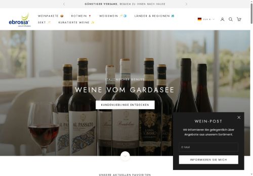 ebrosia Website Screenshot