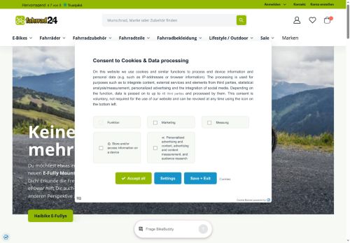 Bike24 Website Screenshot