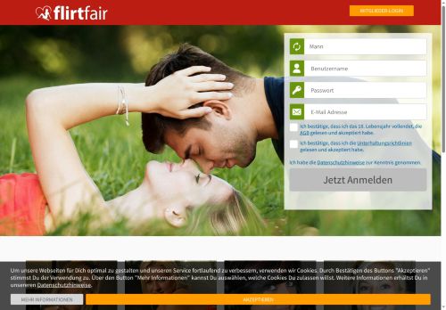 flirtfair Website Screenshot