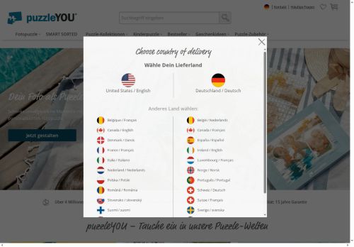 Fotopuzzle Website Screenshot