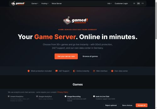 gamed!de Website Screenshot