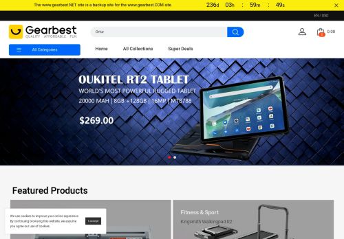 GearBest Website Screenshot