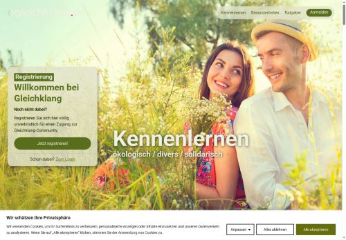 gleichklang.de Website Screenshot