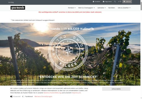 Gourmondo Website Screenshot