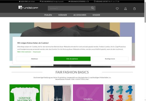 grundstoff.net Website Screenshot