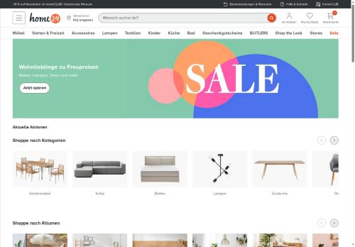 Home24.de Website Screenshot