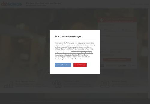 KissNoFrog Website Screenshot