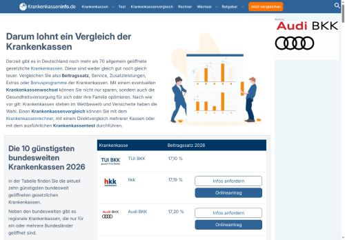 BIG direkt Website Screenshot