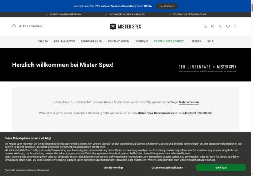 Linsenpate Website Screenshot