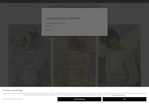 LODENFREY Website Screenshot
