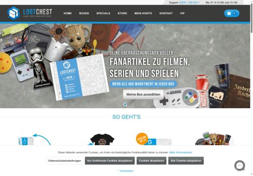 lootchest Website Screenshot