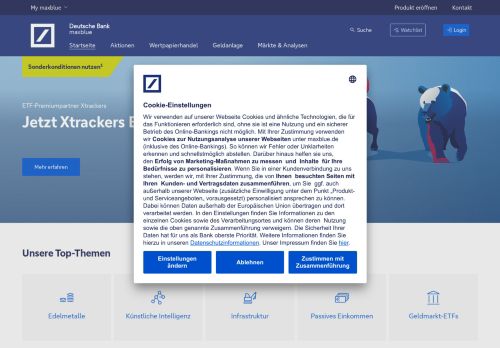 maxblue Website Screenshot