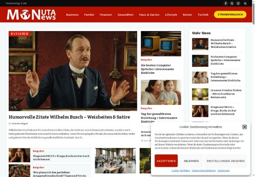 Monuta Website Screenshot