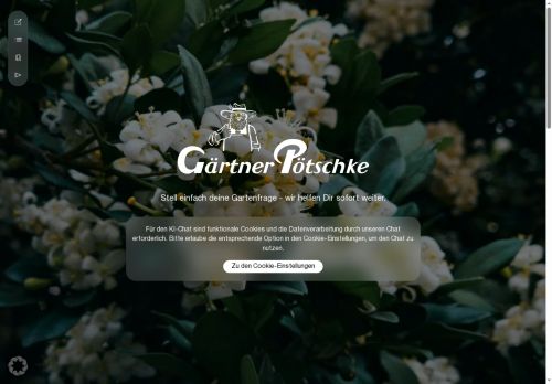 Gärtner Pötschke Website Screenshot