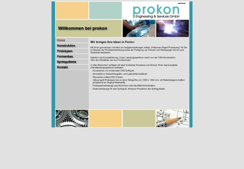PROKON Website Screenshot