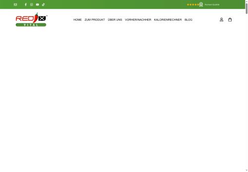 Redix-Vital Website Screenshot