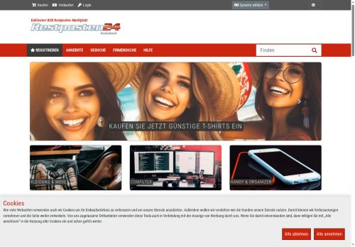 Restposten24 Website Screenshot