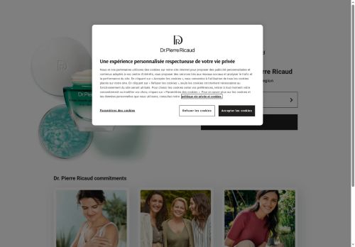 Dr. Pierre Ricaud Website Screenshot