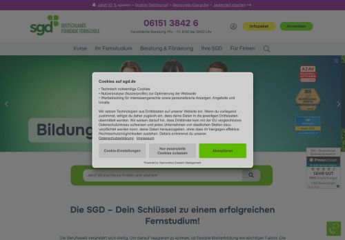 SGD Darmstadt Website Screenshot