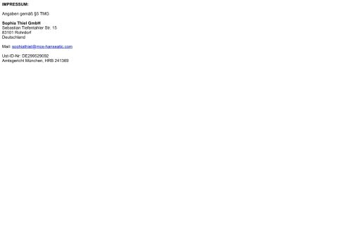 Sophia Thiel Website Screenshot
