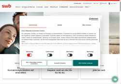 swb DSL Website Screenshot