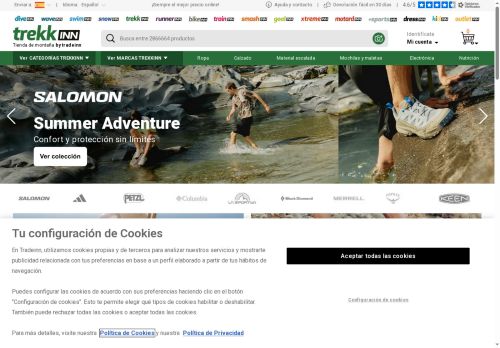 Trekkinn Website Screenshot