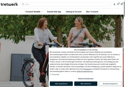 TRETWERK Website Screenshot