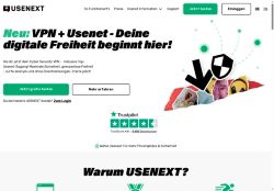 UseNeXT Website Screenshot