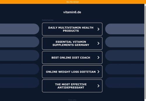 vitamin6.de Website Screenshot
