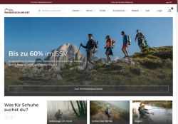 Wanderschuhe.net Website Screenshot