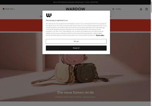 WARDOW.com Website Screenshot