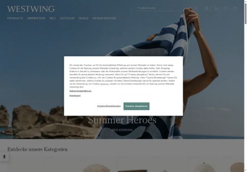 Westwing Website Screenshot