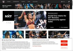 WWE Shop Website Screenshot