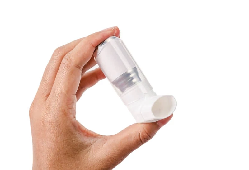 Asthma Spray Flugzeug